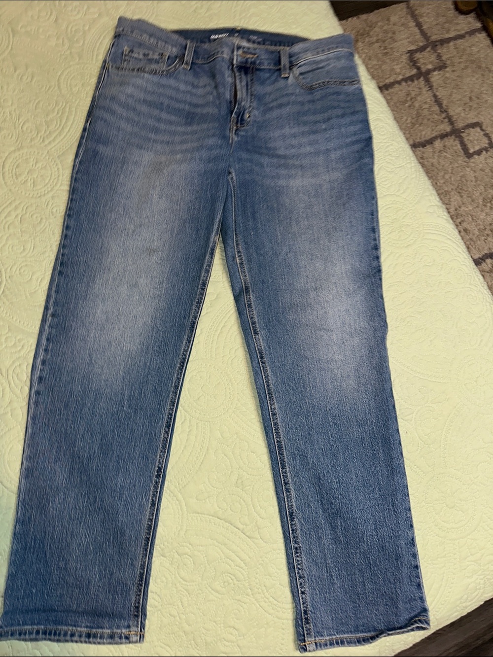 Old Navy Men's Straight Fit Blue Jeans